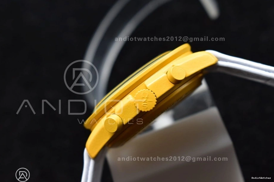 Attractive Quartz Moonwatch Nylon Bioceramic Omega to Swatch the 1185 on Mission Sun Strap x 0928
